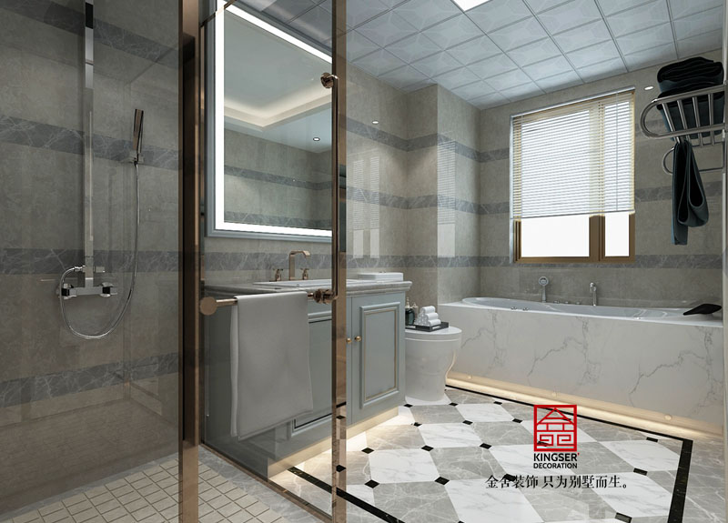 林蔭大院206平米簡歐風格裝修效果圖