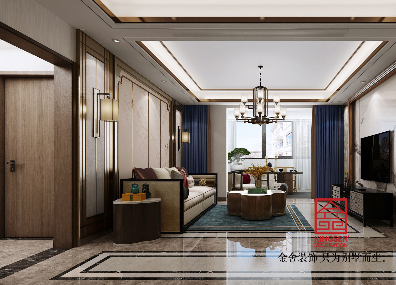 翰林甲第裝修-新中式-玄關