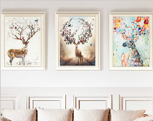 客廳三聯(lián)畫(huà)怎么掛最好?