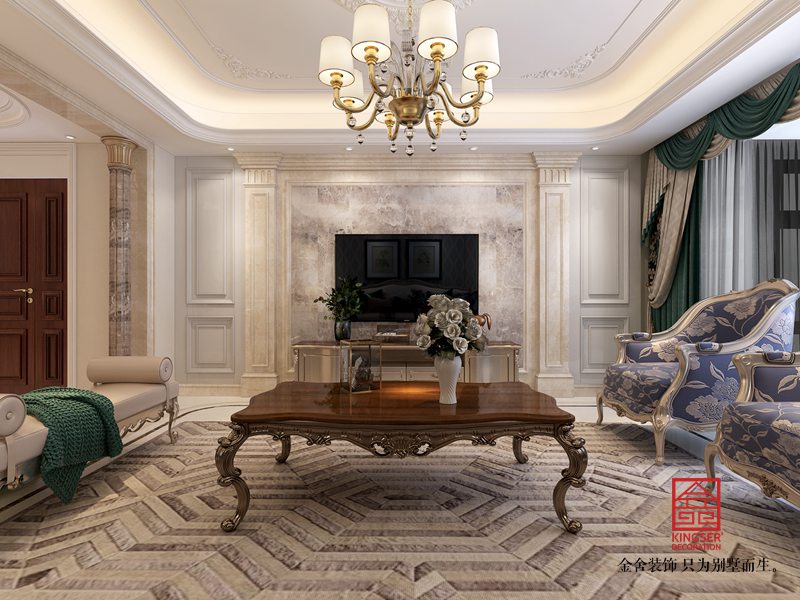 東南智匯城191平米歐式風格裝修效果圖