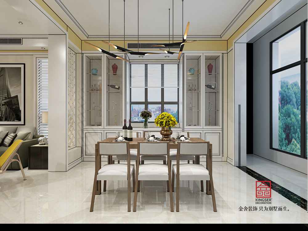 碧桂園240平米現(xiàn)代簡(jiǎn)約風(fēng)格裝修效果圖