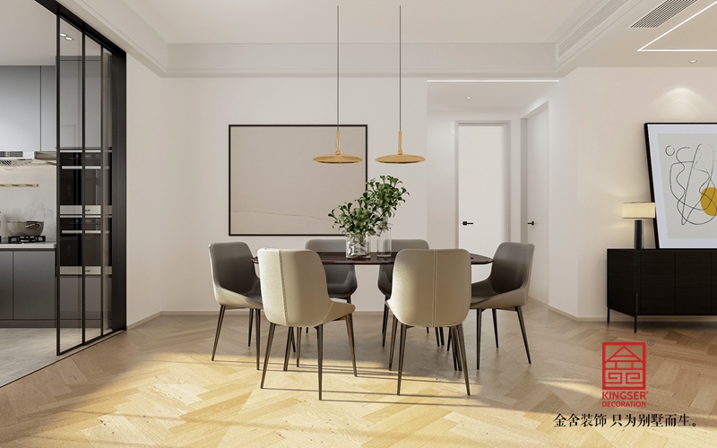 融創(chuàng)中心180平米現(xiàn)代極簡(jiǎn)風(fēng)格裝修效果圖