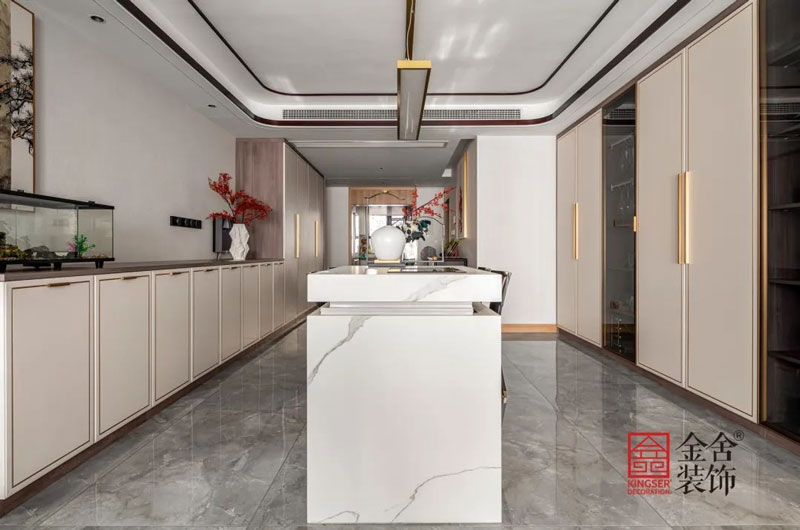 大者別墅裝修設計新中式風格實景圖