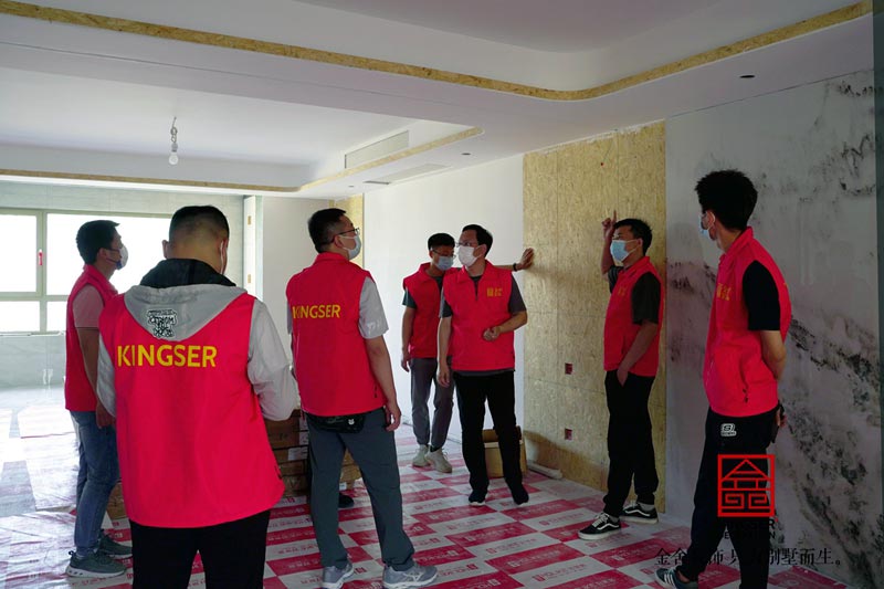 金舍裝飾董事長關注工程監(jiān)督巡檢月