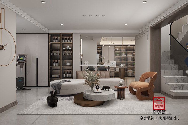 福美十號(hào)院220平底躍裝修現(xiàn)代簡約效果圖