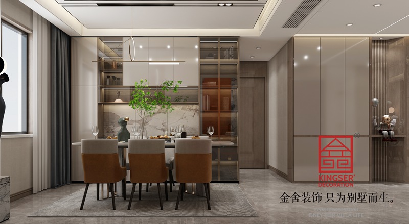 國赫天著現(xiàn)代風(fēng)格餐廳裝修設(shè)計