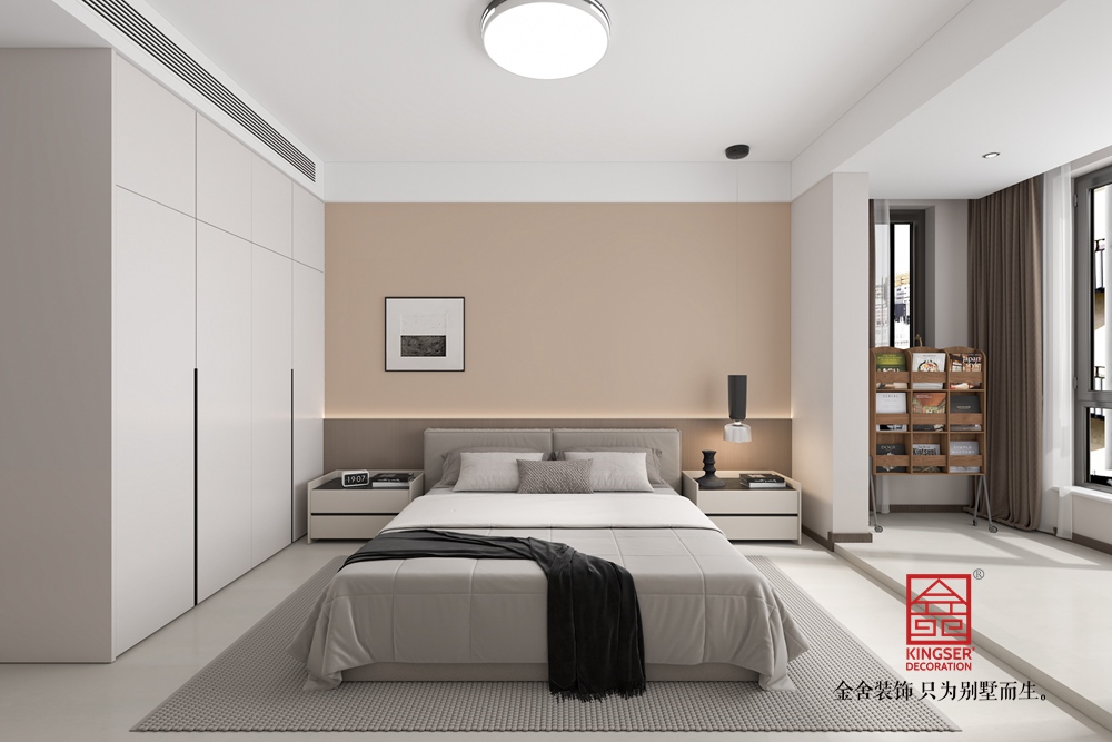 維多利亞158平米極簡(jiǎn)風(fēng)格裝修-臥室
