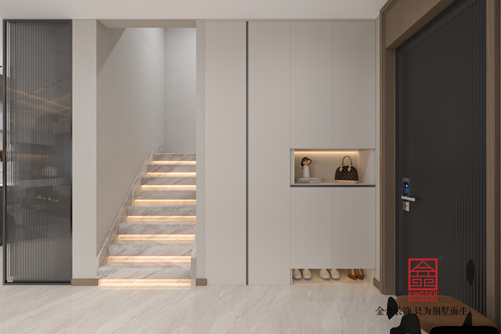 綠城城園230平米意式風(fēng)格裝修-樓梯